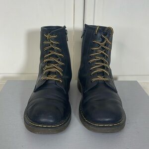 Dr. Martens 1460 AirWair With Bouncing Soles Black Boots Sz 5M Youth Unisex